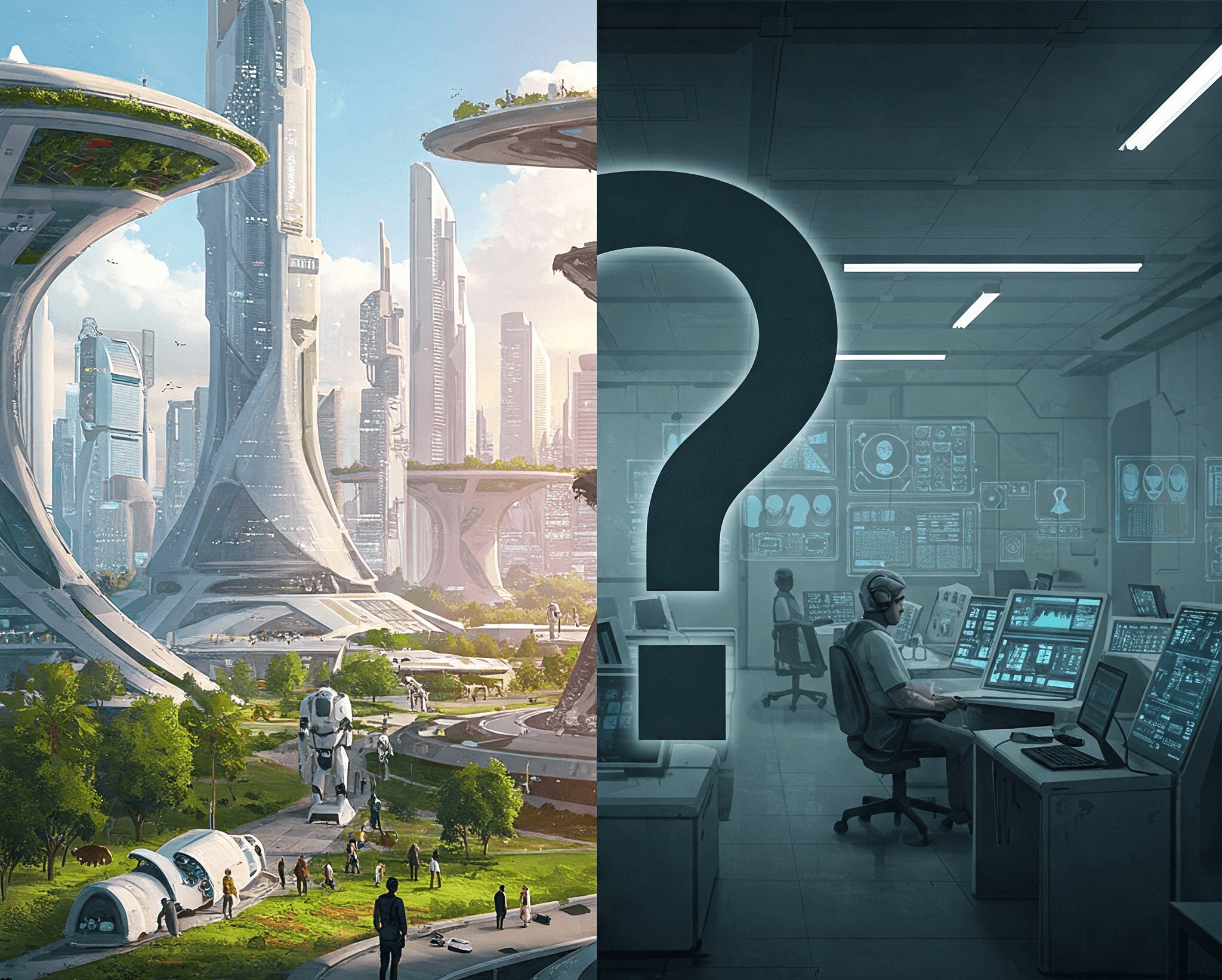 Two potential futures for human-AI integration