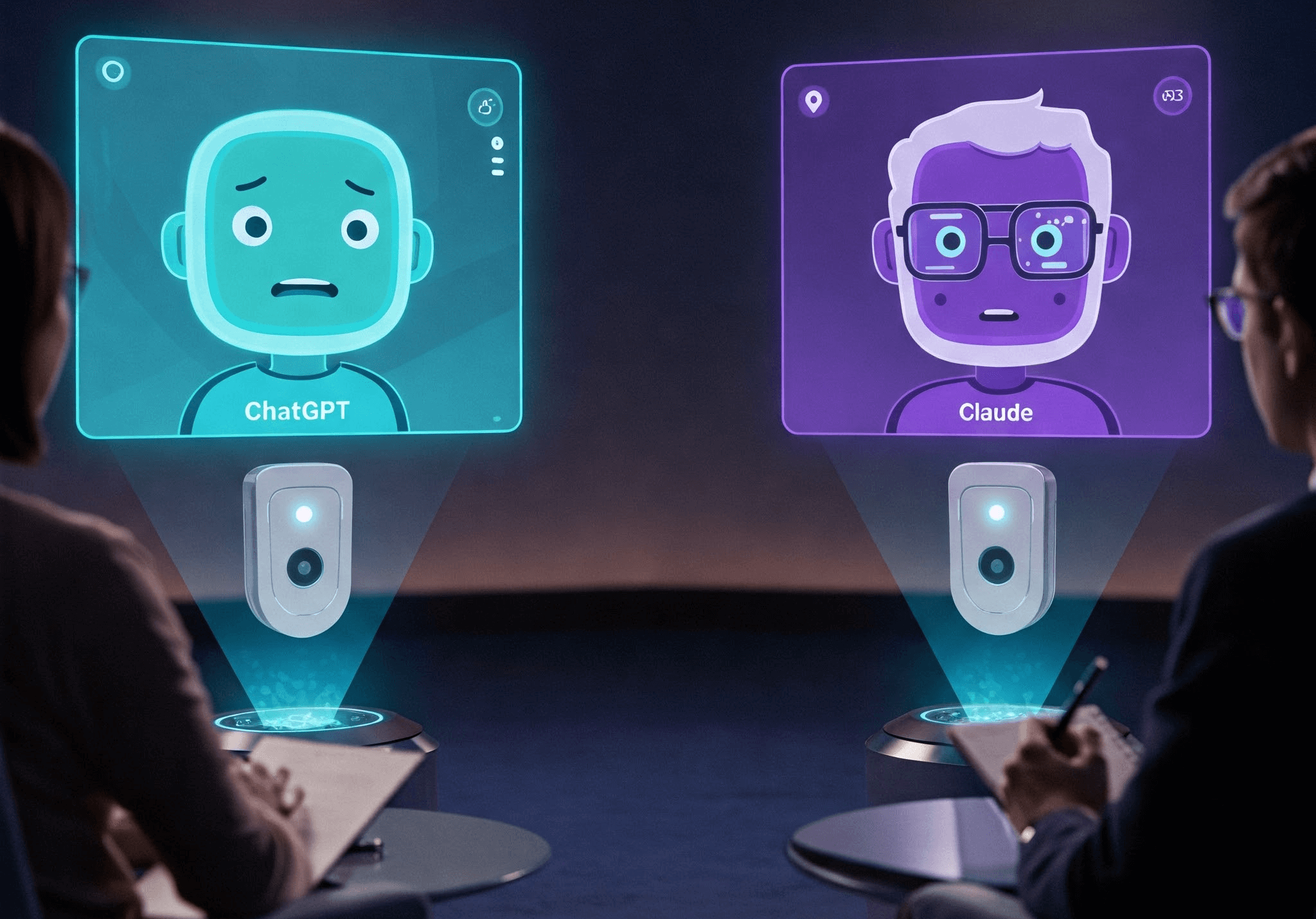 ChatGPT and Claude in an interview setting